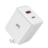 MyBat Pro 35W GaN Dual - Port Foldable Wall Charger (ETL Certified) - WhiteMybat Pro